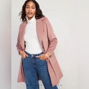 Blush Oversized Overcoat